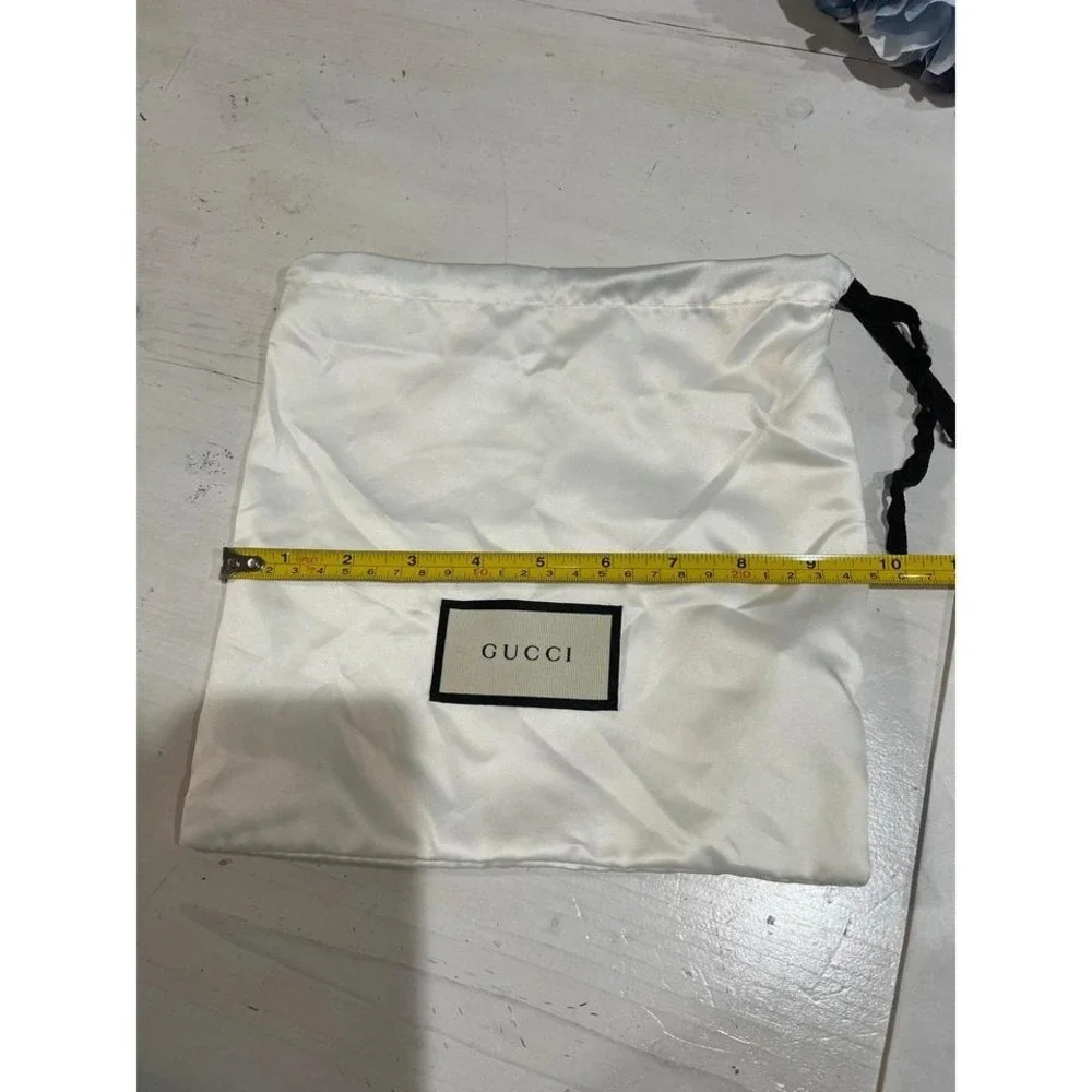 Gucci White Drawstring Dust Bag